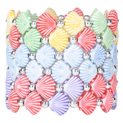 FAUX SHELL BEAD BRACELET - LLB Toys