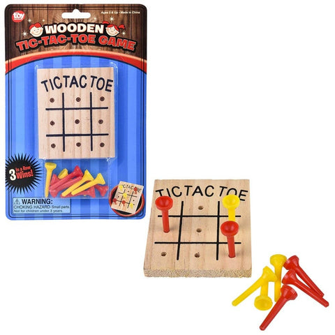 WOODEN TIC-TAC-TOE GAME LLB kids toys