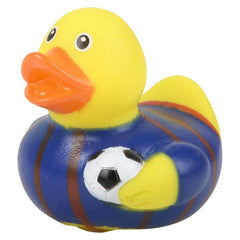 2" SOCCER RUBBER DUCKIES LLB Bath Toys