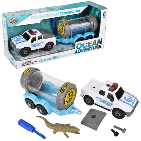 Crocodile Marine Rescue Transport Set - LLB Toys