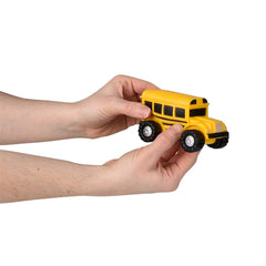 4.5" Stretch And Squish School Bus 12ct - LLB Toys