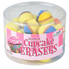 SCENTED CUPCAKE ERASER (24PC/UN) LLB Stationarys