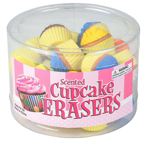 SCENTED CUPCAKE ERASER (24PC/UN) LLB Stationarys