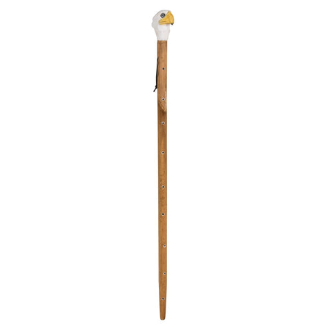 48" WOODEN BALD EAGLE WALKING STICK LLB kids toys