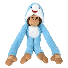 27.5" Dressed Shark Hanging Monkey - LLB Toys