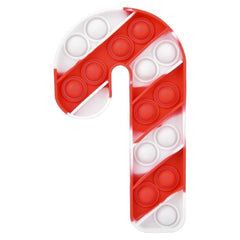 CANDY CANE BUBBLE POPPER 6.5" LLB kids toys Christmas