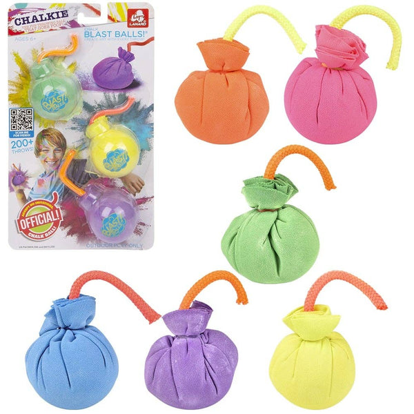 Lanard Chalk Blast Balls 3pc Set LLB kids toys