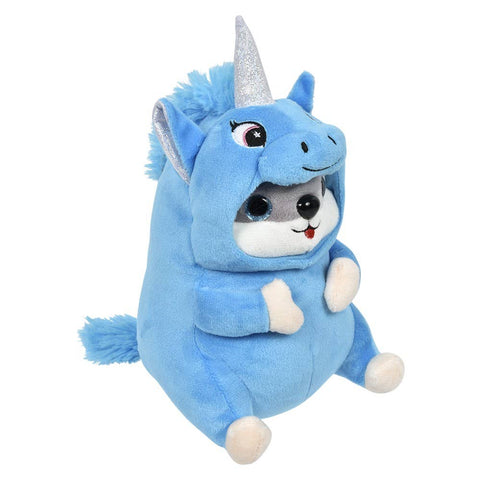 Unicorn Costume Hamster 7in As - LLB Toys