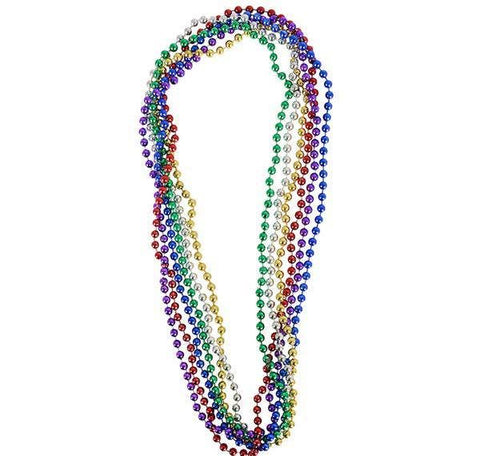 33" 7 mm METALLIC BEADS