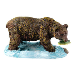GRIZZLY BEAR RESIN FIGURINE LLB kids toys