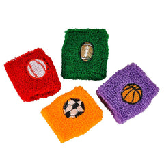 Sports Ball Wristbands 2.75" 24pcs - LLB Toys