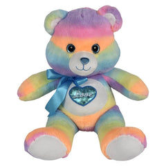 24" Cotton Candy Heart Bear - LLB Toys