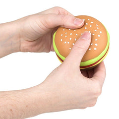 3.25" SQUISH AND STRETCH HAMBURGER LLB Squishy Toys