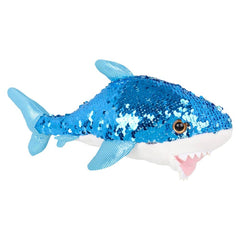 10" SEQUIN GREAT WHITE SHARK LLB kids toys