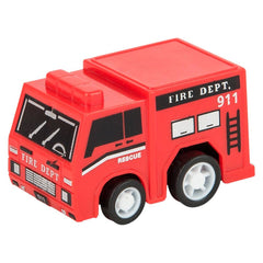 2" PULL BACK FIRE TRUCK (2DZ/UNIT) LLB Car Toys