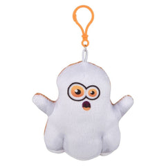 4" Halloween Plush Ghost Backpack Clip On- LLB Toys