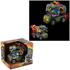 Dinosaur School Bus With Lights And Sound - LLB Toys