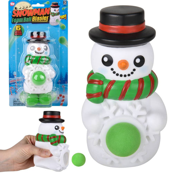 Snowman Foam Ball Blaster 5.5