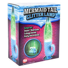 13" MERMAID TAIL GLITTER LAMP LLB kids toys