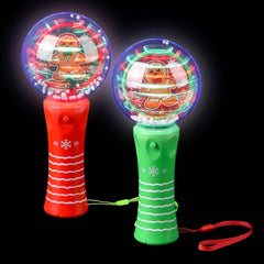 7.25" Light-Up Gingerbread Magic Ball Wand - LLB Toys