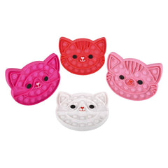 5.5" Valentines Cat Bubble Popper LLB kids toys