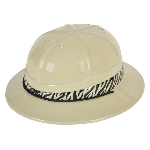 PLASTIC SAFARI HAT WITH STRAP - LLB Toys