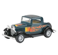 5" Ford Flame Print Coupe Car Toys