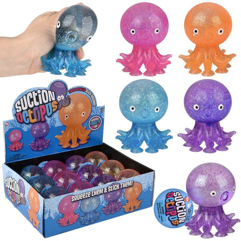 3.5" Water Filled Suction Octopus- LLB Toys