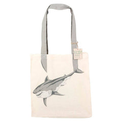 16" SHARK TAIL ECO-FRIENDLY CANVAS BAG LLB kids toys