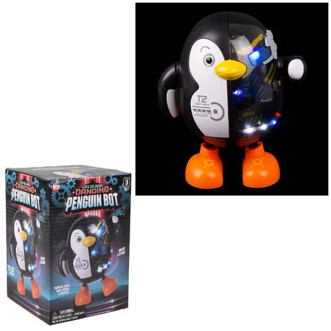 7" Light And Sound Dancing Penguin Robot - LLB Toys