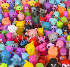 2" RUBBER ANIMAL MIX (1000PCS/CASE) LLB kids toys