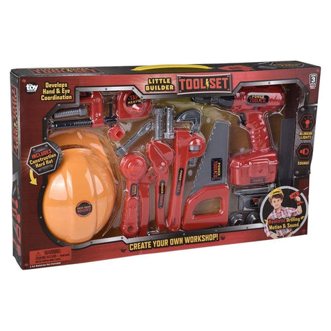 21PC DELUXE POWER TOOL SET LLB kids toys