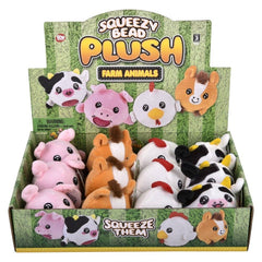 3" Farm Animal Squeezy Bead plush LLB Plush Toys