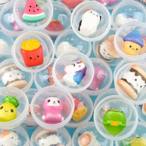 3" CAPSULE KIT - SQUISH TOY MIX 100 PCS/CASE  - LLB Toys