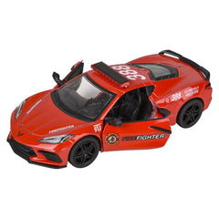2021 Corvette Police/Firefighter 5" Diecast  Toy - LLB Toys