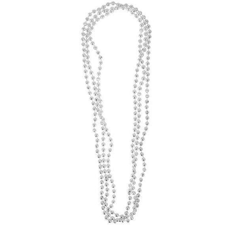 33" 7 mm SILVER BEADS LLB kids toys