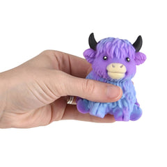 3" Marshmallow Highland Cow Assortment 12ct - LLB Toys