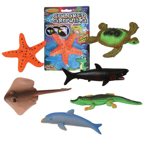 6" MEDIUM GROWING SEA ANIMALS LLB kids toys