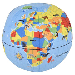 8" plush PRINTED GLOBE BALL LLB Plush Toys
