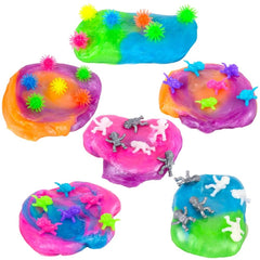 3.5" Bubble Tea Toy Slime 6ct - LLB Toys