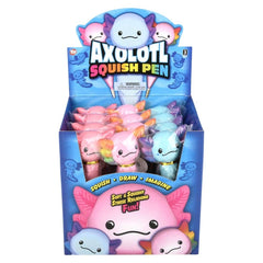 8.25" Squish Axolotl Pen LLB Stationary