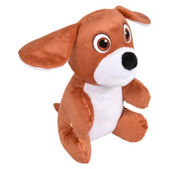 8" Sitting Dog/Bear Plush - LLB Toys