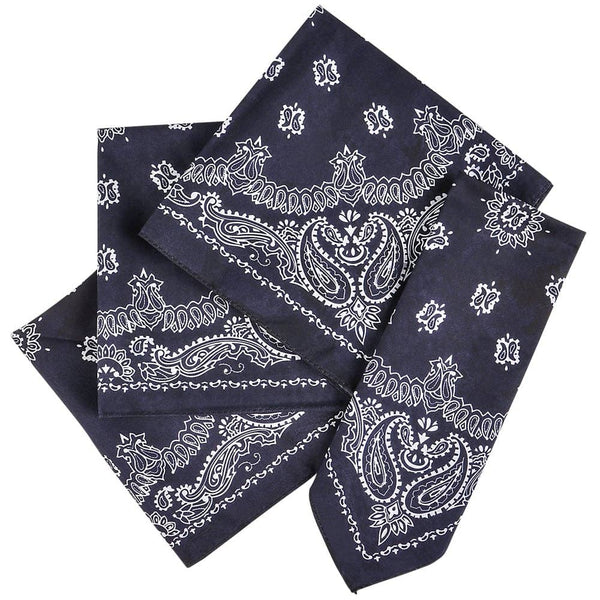 BLUE WESTERN BANDANA 19