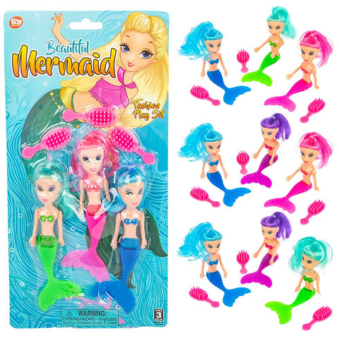 6" MERMAID DOLL PLAY SET LLB kids Accessories