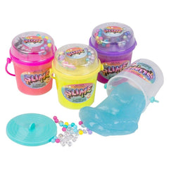 2.5" Bucket Neon Mix-In Slime 12ct - LLB Toys
