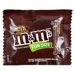 M&M FUN SIZE BULK MILK CHOCOLATE 20lb LLB candy