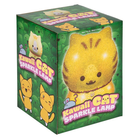 7.5" Kawaii Cat Sparkle Lamp - LLB Toys