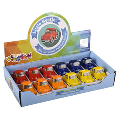 2" Diecast Pull Back VW Mini Beetle LLB Car Toys