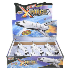 7" DIE-CAST PULL BACK SPACE SHUTTLE LLB Car Toys
