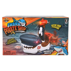 8.5" Shark Pirate Boat- LLB Toys